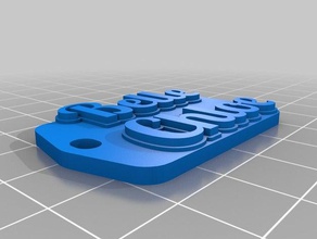 jim1bellepurple de l'organisation personnalisé 3d print model - Mito3D