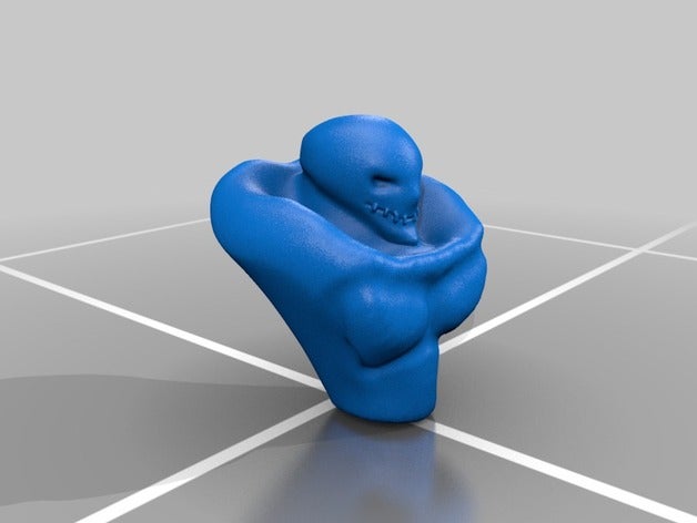 demônio cabeça brinquedo jogo acessórios 3D print model - Mito3D