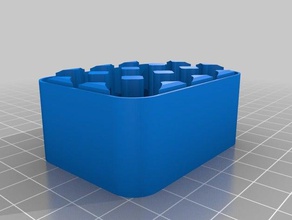 aa case proper containers customized 3d print model - Mito3D