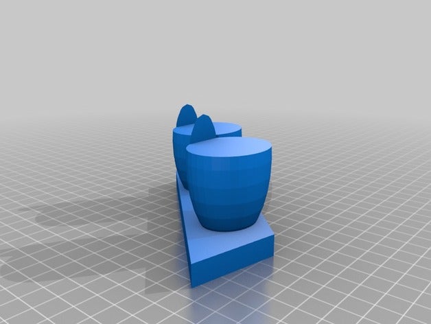 fancy cups sauces condiments restaurants 3d printing 3D print model - Mito3D