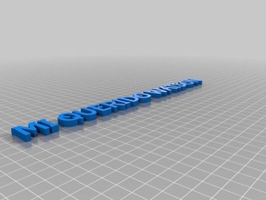 texto personalizable other customized 3d print model - Mito3D