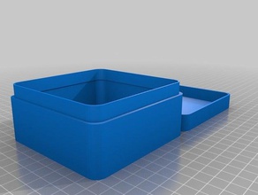 my customized parametric box 1010hoog containers 3d print model - Mito3D