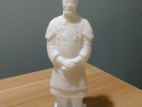 les guerriers de terre cuite sculptures terra cotta guerrier 3d print model - Mito3D