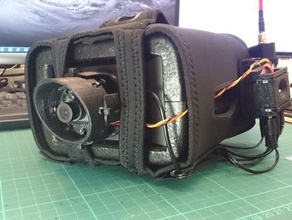quanum v2 fpv maschere seconda camera mount 3d stampa 3d print model - Mito3D