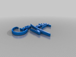 cwc logo 3d stampa 3d print model - Mito3D