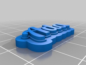 adas nameplate 20 organization customized 3d print model - Mito3D