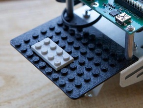 lego plataforma boe-bot la robótica hobby 3d print model - Mito3D