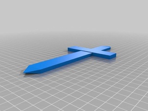 diamond sword 3d impressão 3d print model - Mito3D