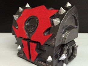 ba&uacute da horda horde chest world warcraft wow video games 3d print model - Mito3D