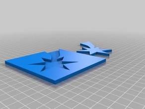 shooting star puzzles toy 3d print model - Mito3D