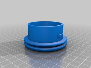 kitchen aid blender lip cap locks dining part 3d print model - Mito3D