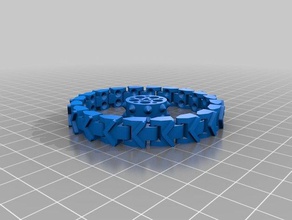 a minha roda de corrente modelo robôs personalizado 3d print model - Mito3D