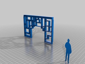 dorm bookshelf 3d printing 3d print model - Mito3D