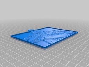 virgil ward lithopane 2d sanat özelleştirilmiş 3d print model - Mito3D