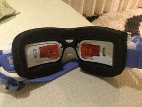 fatshark goggles lens protectordust cover rc vehicles 3d print model - Mito3D