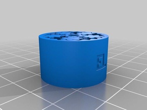 25 mm 4 centre pièces personnalisé 3d print model - Mito3D