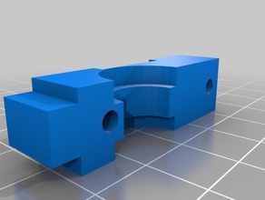 2 e3d mount folgertech 2020 versiyonu yazıcı ekstruderler 3d print model - Mito3D