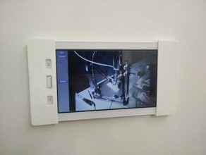 samsung galaxy tab 3 lite montagem na parede tablet automação residencial 3d print model - Mito3D