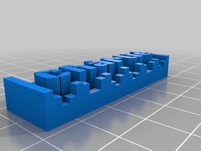 charlie hornbck de aprendizagem personalizado 3d print model - Mito3D