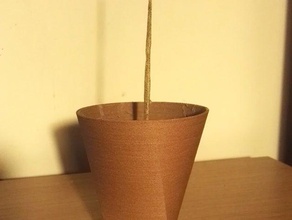 incense holder cup decor 3d print model - Mito3D