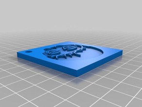 bite lip meme keychain 3d printing 3d print model - Mito3D
