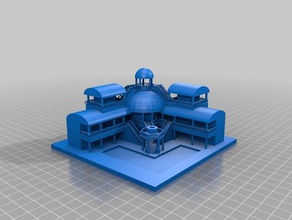 mi pad de los edificios estructuras 3d print model - Mito3D