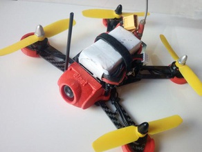 diatone 180 add-ons fotocamera supporto +per la protezione del motore rc i veicoli drone fpv microquad 3d print model - Mito3D