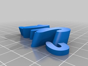 juli 3- name keyring keyfob organization customized 3d print model - Mito3D