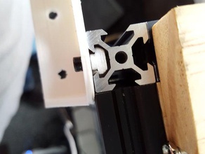 drop t-nut 3d printer parts cobblebot openbuilds v-slot vslot 3d print model - Mito3D