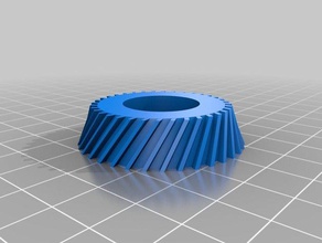 beveled gear engineering 3d print model - Mito3D
