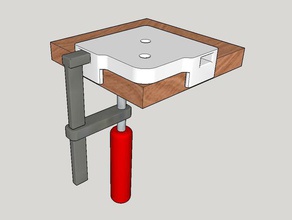 le travail du bois routeur jig arrondi sur les coins de la machine outils bessey bosch festool powertools 3d print model - Mito3D
