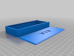 caja personalizada los contenedores personalizado 3d print model - Mito3D