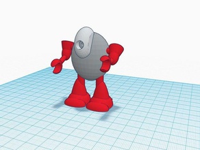 j-bot la robótica circuito fácil juguete 3d print model - Mito3D