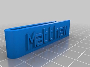 mateo clip accesorios personalizado 3d print model - Mito3D