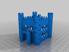 castelo playsets 3d print model - Mito3D