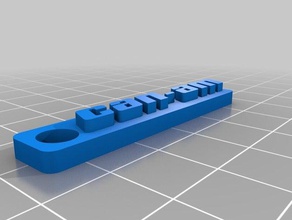 canam-logo accessoires kan ben sleutelhanger quad 3d print model - Mito3D