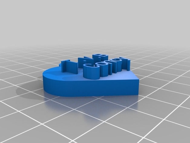 ciondolo compleanno concy art customized 3D print model - Mito3D