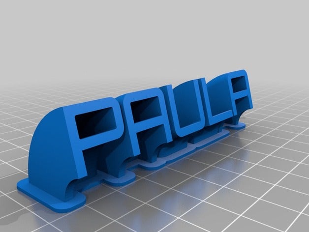 paula 16 mm office personalizzato 3D print model - Mito3D