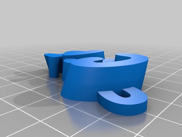 nombre 3d cris organización personalizado 3D print model - Mito3D