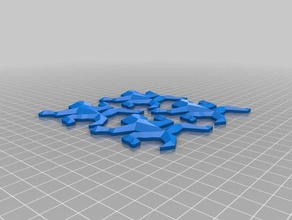 my customized volume printing tool escher lizard sculptures 3d print model - Mito3D