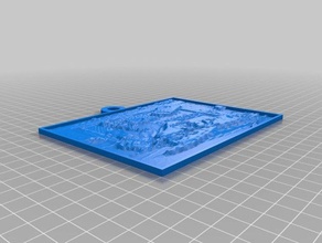 hokus 2d sanat özelleştirilmiş 3d print model - Mito3D