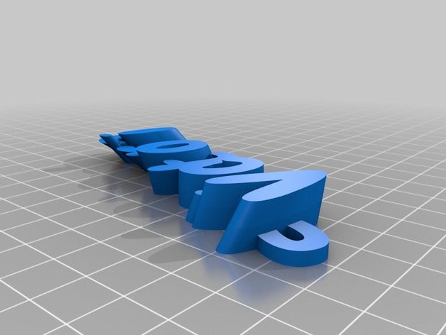 nombre 3d victoria organización personalizado 3D print model - Mito3D