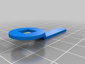 keyhole ayraç yedek parçaları 3d print model - Mito3D