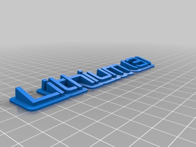 il mio personalizzato spazzare targhetta ufficio 3D print model - Mito3D