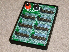 case seven decade programmable resistor board electronics 3d print model - Mito3D