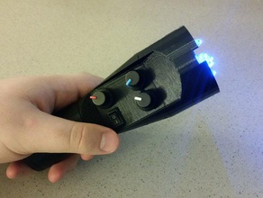 3d printed led flashlight electronics 3d print model - Mito3D