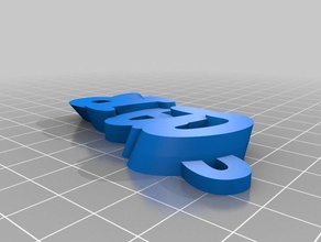 clair organização personalizado 3d print model - Mito3D