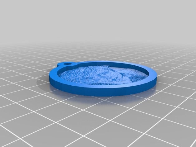 il mio personalizzati portachiavi lithopane 3D print model - Mito3D