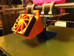 reprap cooling fan support tobeca 2 3d printing 3d print model - Mito3D