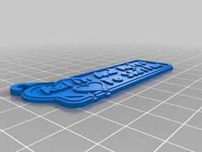 my customized love you key chain kalin myles keychains 3d print model - Mito3D